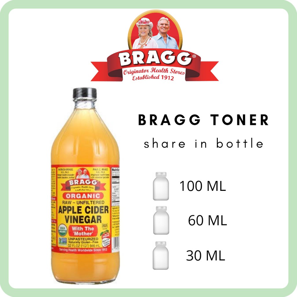 Jual Bragg Organic Cider Apple Vinegar Pure Original Share In Bottle