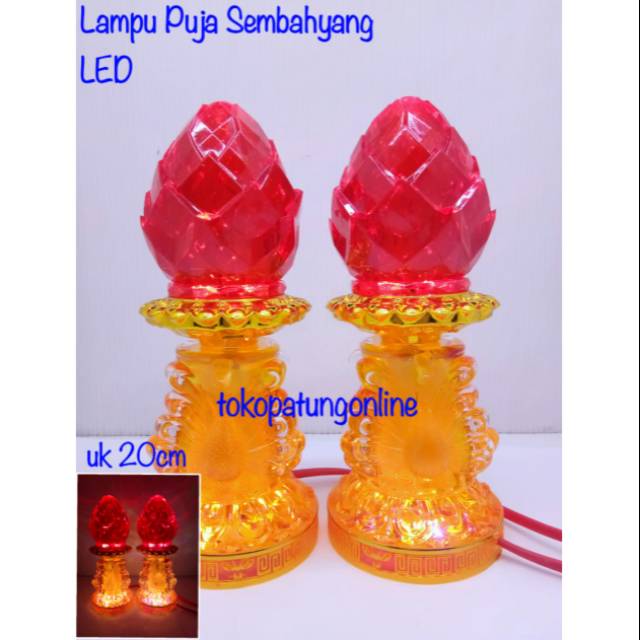 Lampu Sembahyang Led Uk 20 Full KaKi Nyala