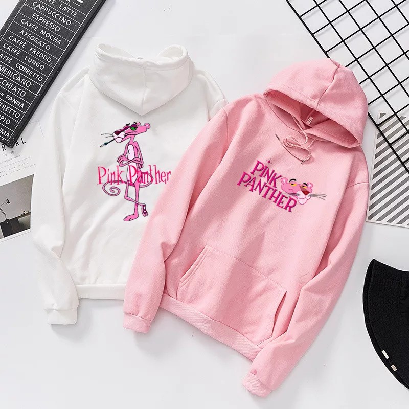 RYX - Happy Panther Atasan Hoodie Wanita Casual - Ori Import