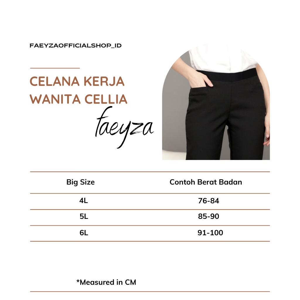 Celana Navy Wanita Merk Cellia Size S M L XL XXL 4L 5L 6L Celana Panjang Wanita Celana Wanita Jumbo Celana Hitam Panjang Wanita Pants Wanita Celana Kerja Wanita Kantor Celana Wanita Kekinian Celana Kulot Wanita Celana Jeans Wanita Legging-8
