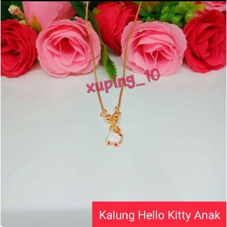 Kalung anak model hello kitty perhiasan xuping aksesoris fashion