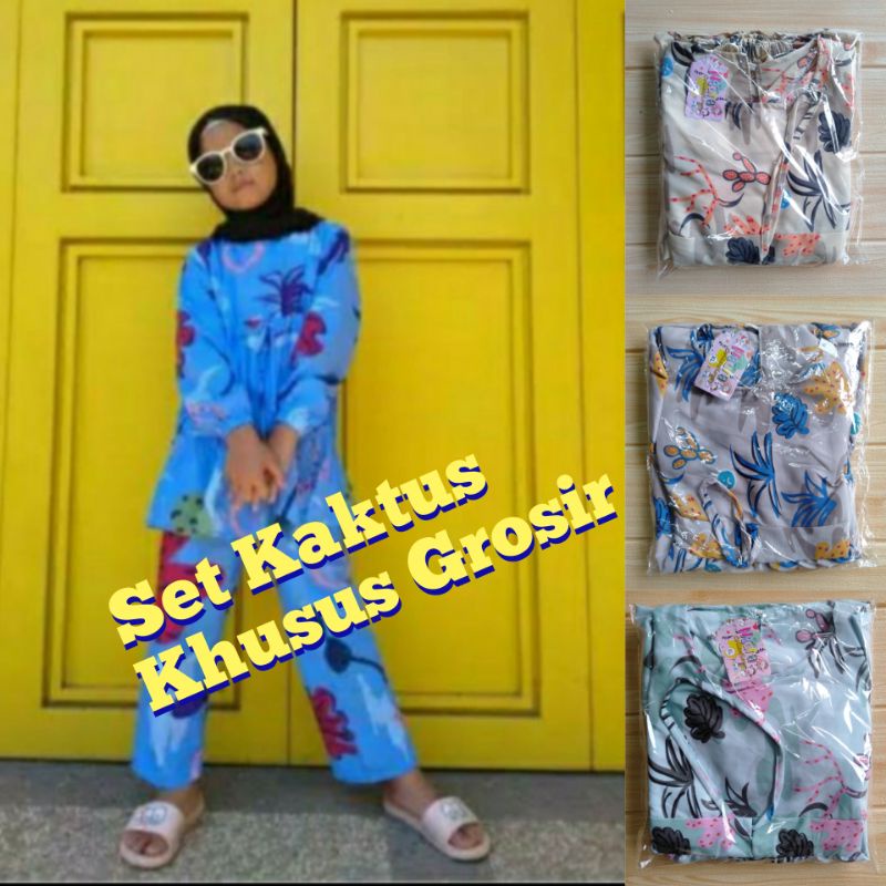 SET KAKTUS ANAK usia 2-8 th (34.000 x 60 pcs)
