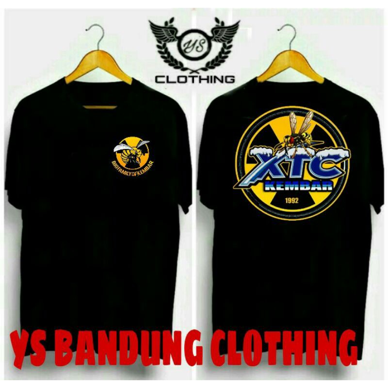 baju kaos Tsthirt xtc kembar simple keren - Ys bandung clothing