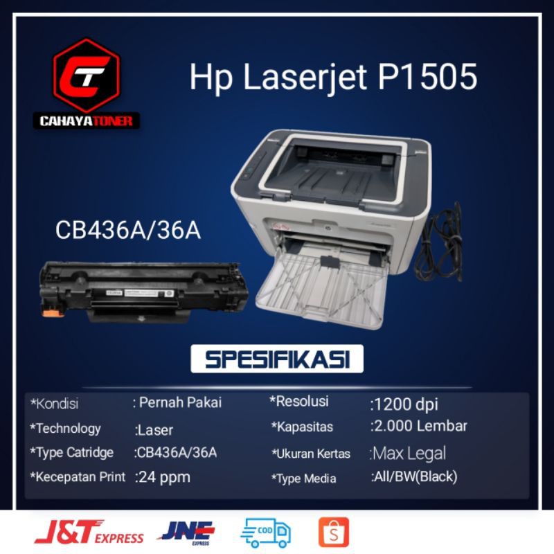  Printer Hp LaserJet P1505 Murah Shopee Indonesia