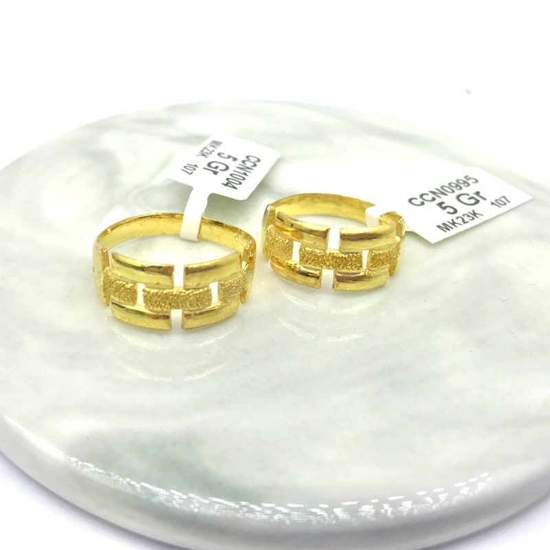 cincin cor bata kadar 96% emas 23k