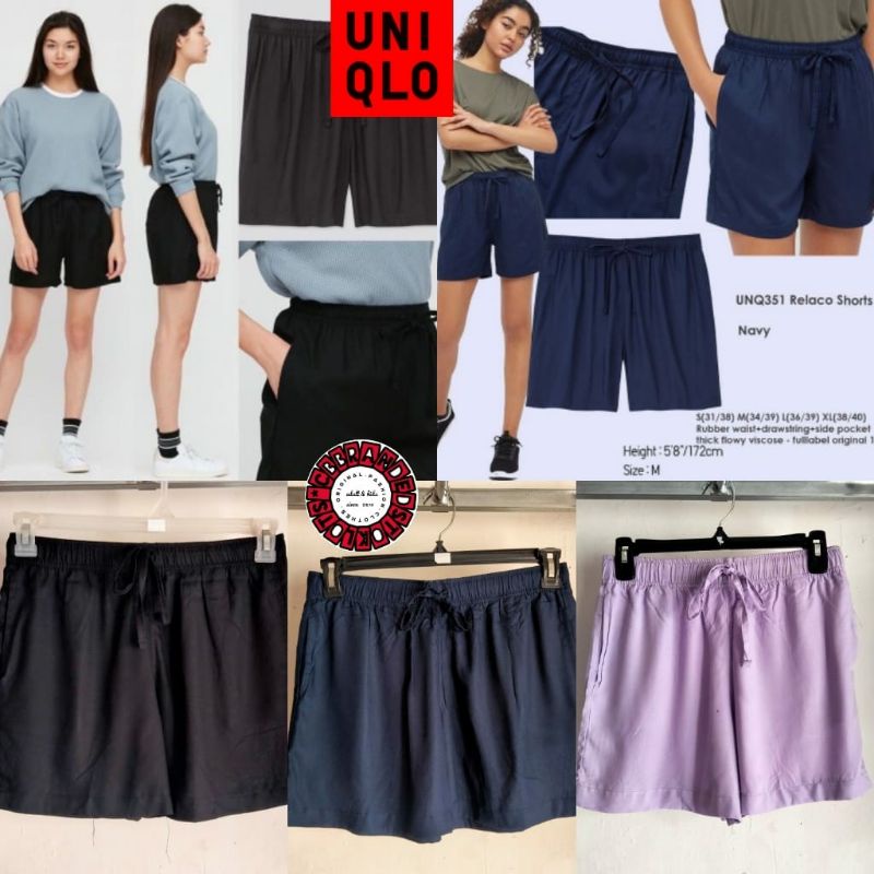 Celana wanita pendek Uniqlo**Relaco pant