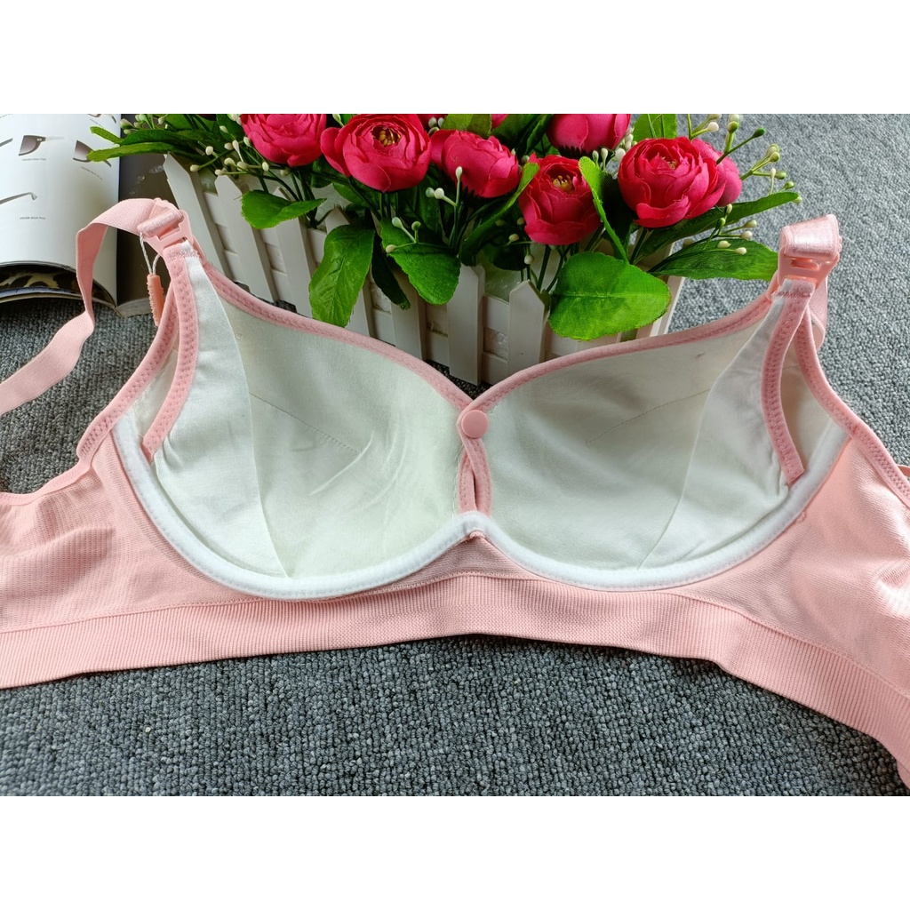 BRA/ BH MENYUSUI 7718# TIDAK ADA KAWAT BUSA TIPIS SIZE 38-42