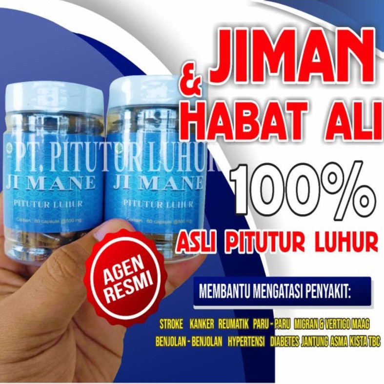 (BISA COD) JAMU JIMAN PITUTUR LUHUR DAN HABAT ALI ASLI 100%
