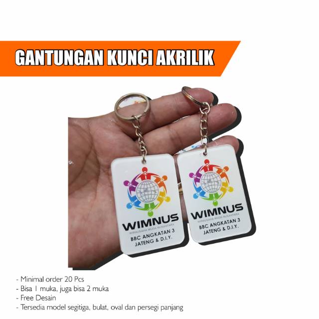  Gantungan  Kunci  Akrilik Shopee Indonesia