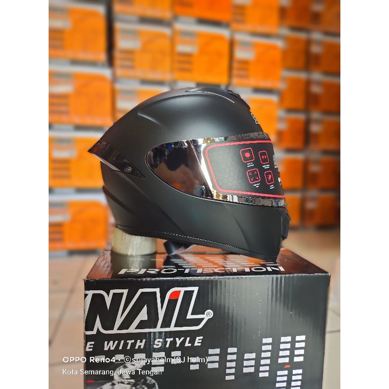 HELM SNAIL FF S1 BK DOF PAKET GANTENG FULL BOK