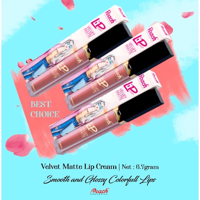 PEACH Lip Cream Velvet Matte