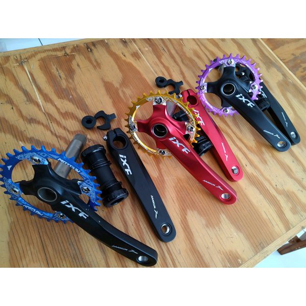 Crankset Crank Arm Single Chainring 32T 34T 36T cocok untuk sepeda MTB Polygon United Pacific