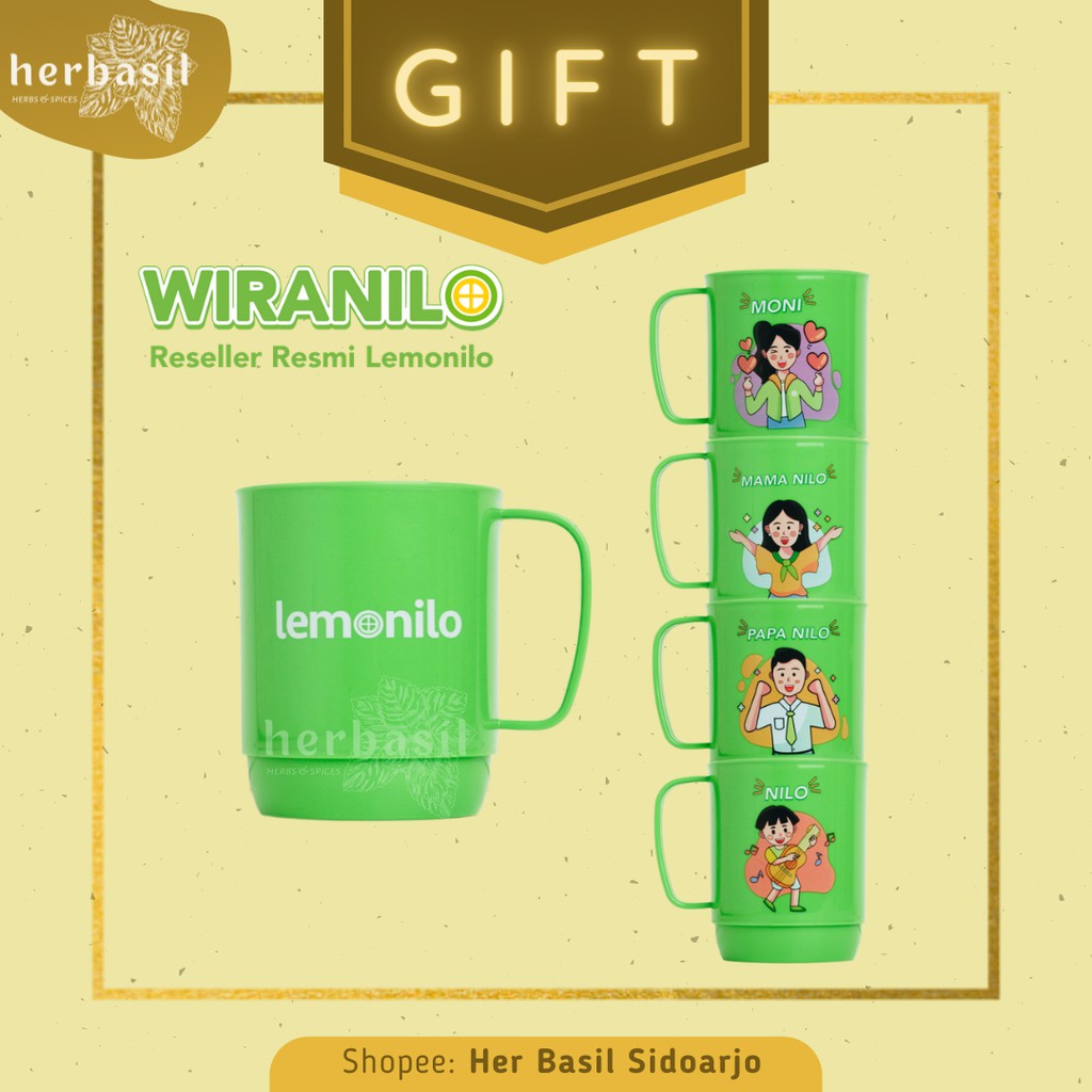 [GIFT] Lemonilo Gelas/Mug Michoco | Her Basil