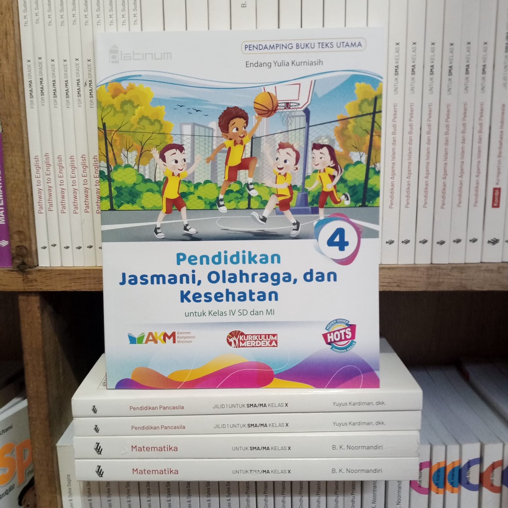 BUKU PJOK PENDIDIKAN JASMANI KELAS 4 SD KURIKULUM MERDEKA PLATINUM