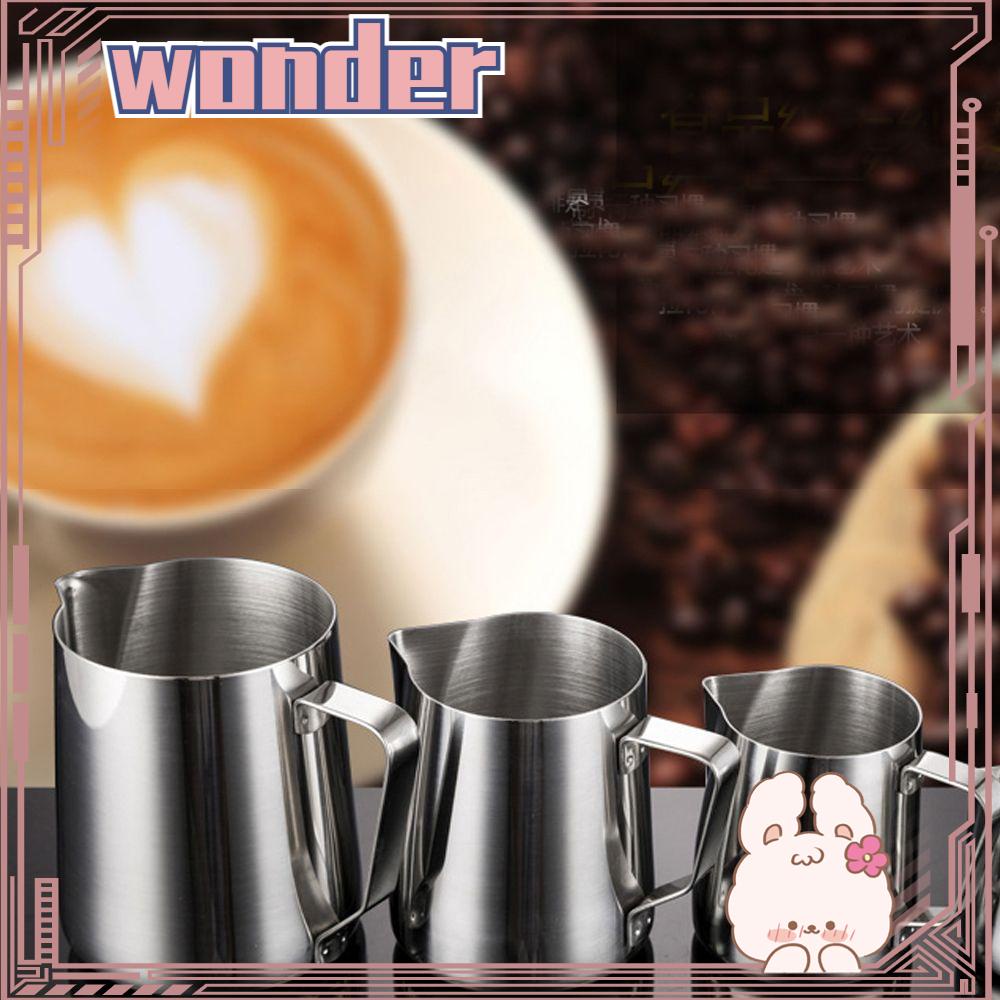 WONDERFUL Household Coffee Cup Kitchen &amp; Dining Pitchers Jug Milk Frothing Mug Liquid Measure Stainless Steel Espresso Latte Drinkware Foam Container