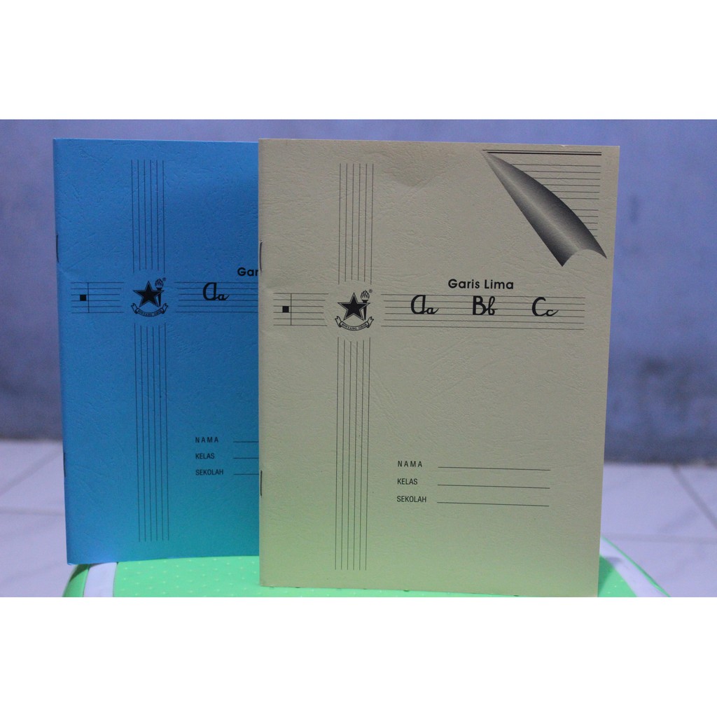 

buku tulis indah sambung garis lima sekolah lagu 5
