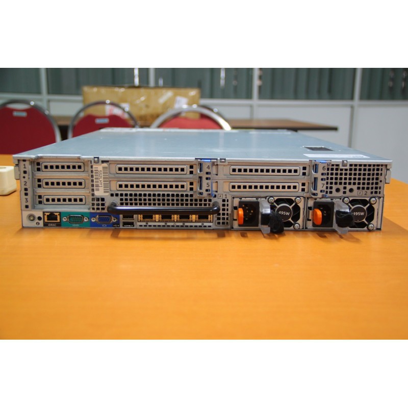 SERVER DELL POWEREDGE R720 2U RAM 32GB XEON 2650 16 CORE RAID CARD H310 DUAL POWER SUPPLY REDUNDANT