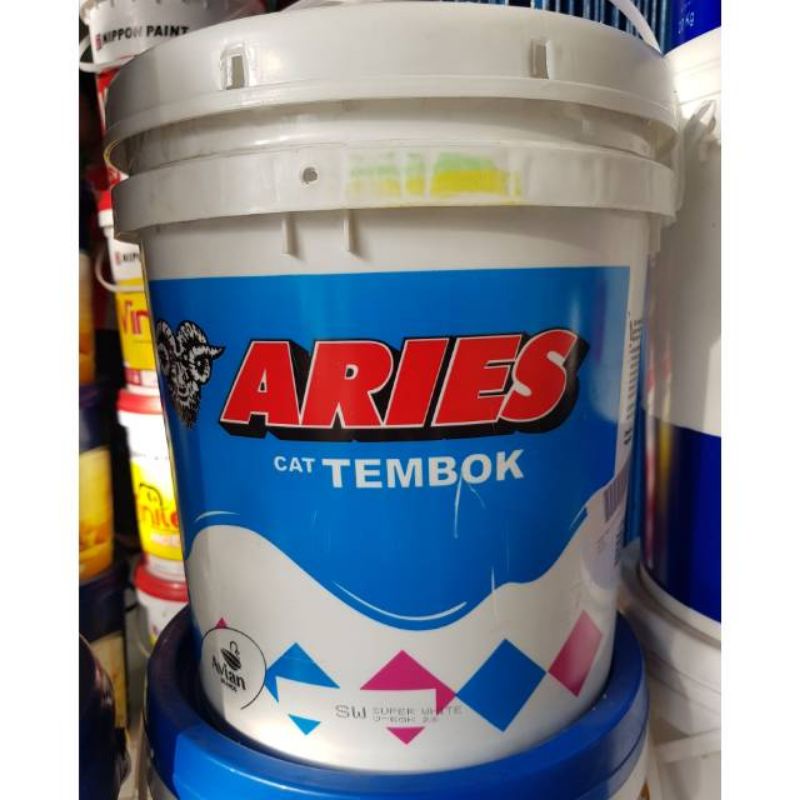 CAT TEMBOK MURAH 20 KG CAT TEMBOK ARIES AVIAN BRAND / CAT TEMBOK CAT PLAFON CAT PAILAN / CAT DINDING