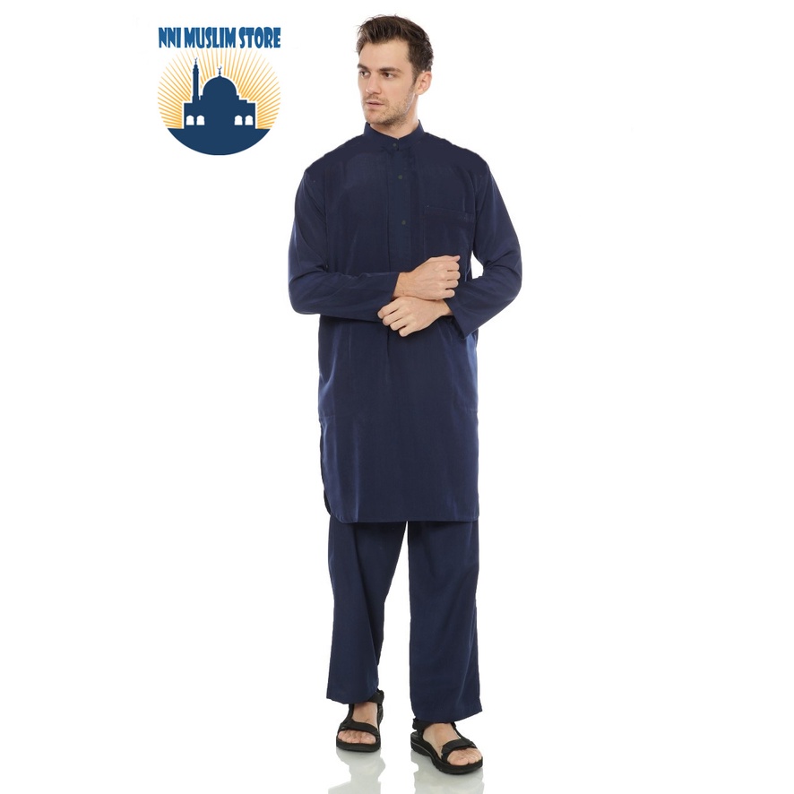 setelan gamis polos pria muslim - setelan gamis kurta pakistan - Setelan gamis pria dewasa - koko se