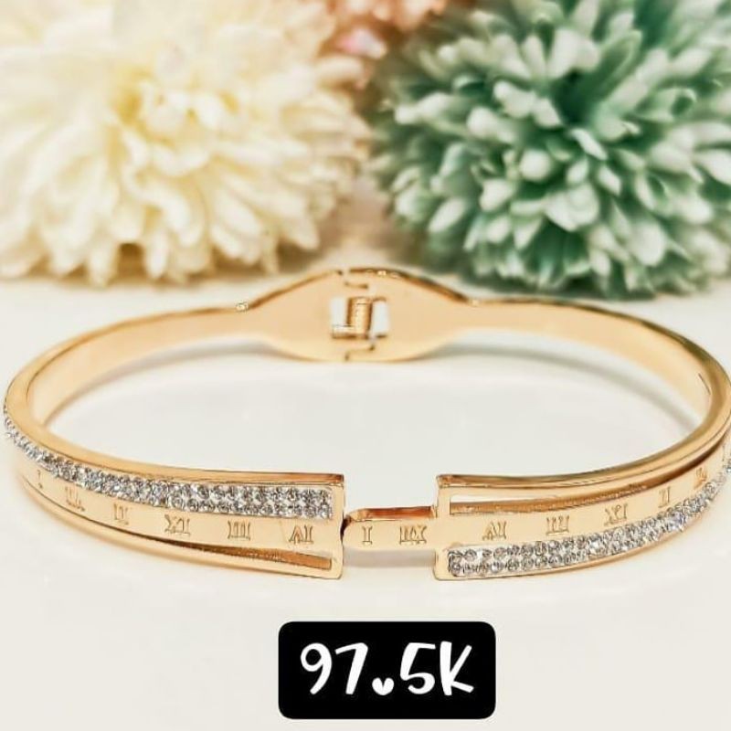 gelang titanium premium gelang wanita anti karat gelang wanita kekinian gelang anti karat