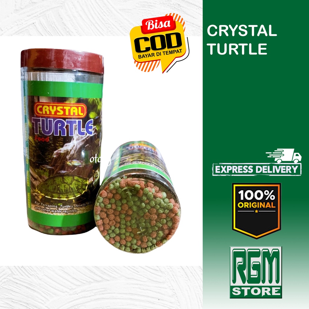 CRYSTAL TURTLE FOOD makanan pakan Kura Kura kurakura reptil