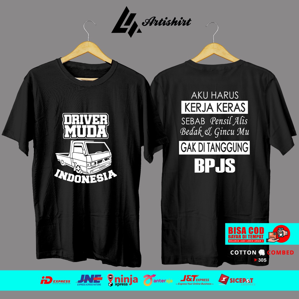Kaos Driver Muda Colt L300 Indonesia Kaos Baju Disto Artishirt