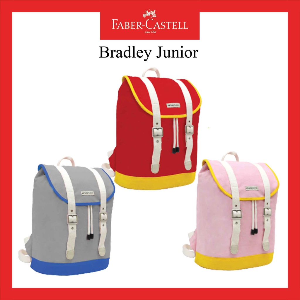 

Tas Sekolah Faber Castell / Backpack Faber Castell Bradley Junior 3 Warna