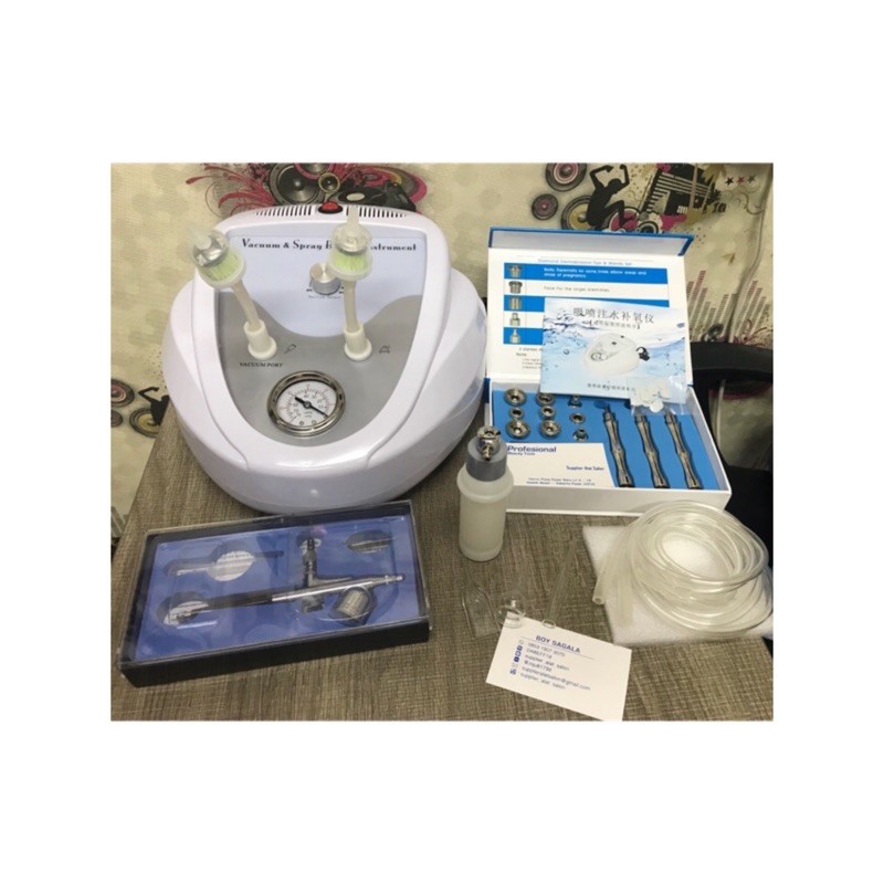 Pure Oxygen Water Spray Jet &amp; Micro Diamond Dermabrasion Facial Skin Rejuvenation Whitening Therapy