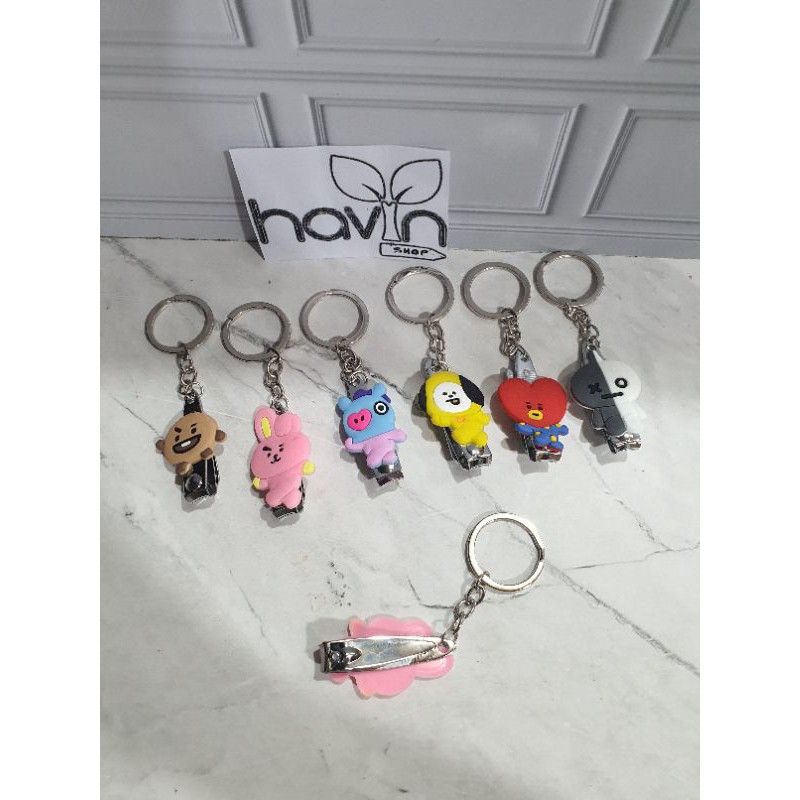 GANTUNGAN KUNCI BTS BT21/KEY CHAIN-E