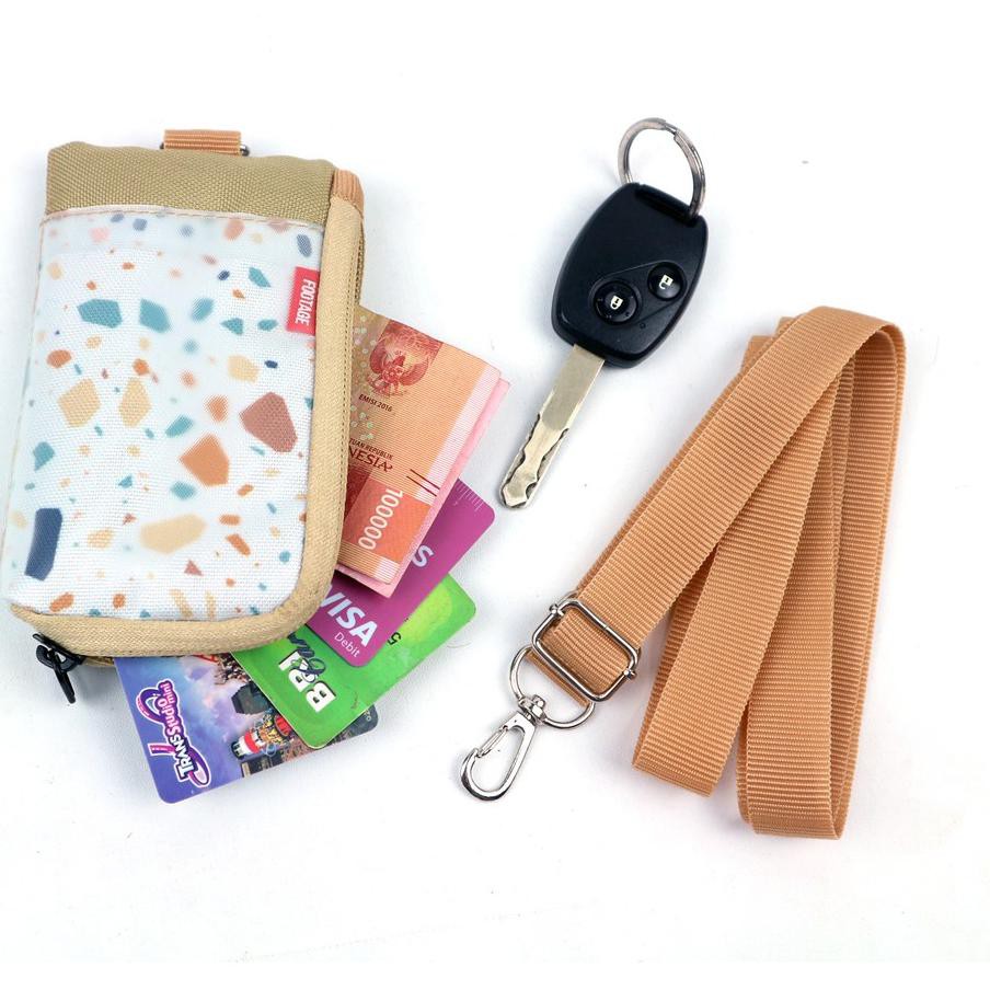 

Termurah!! (odx-655) Footage MADA ID card holder unisex gantungan ID card serbaguna motif