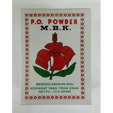 Bedak Powder MBK Super Penghilang Bau Badan