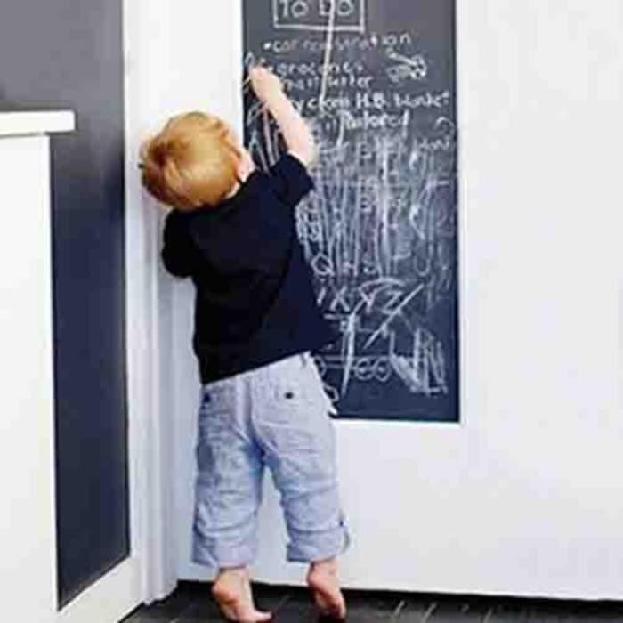 

Unik Sticker Papan tulis DIY Blackboard Sticker Wallpaper Kapu Papan Tulis - Hitam Penawaran Menari