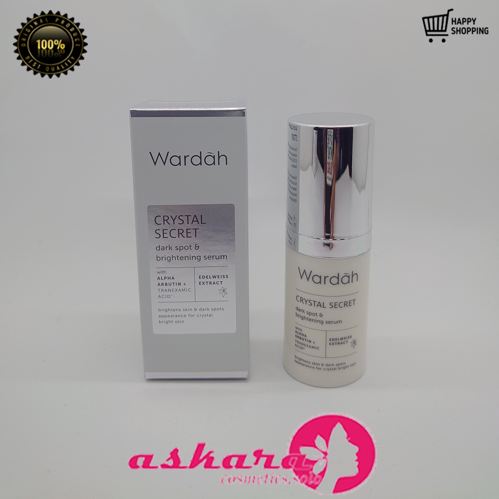 Wardah Crystal Secret Dark Spot &amp; Brightening Serum 20ml / Wardah Crystal Secret Dark Spot &amp; Brightening Series