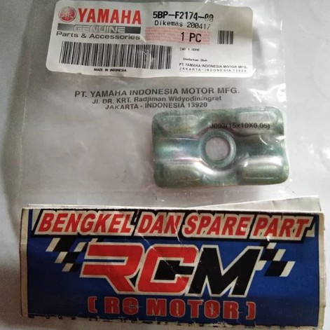 5BP-F2174-00 END SPANER TUTUP ARM SETELAN STELAN RANTAI RANTE SCORPIO ORI ORIGINAL YAMAHA