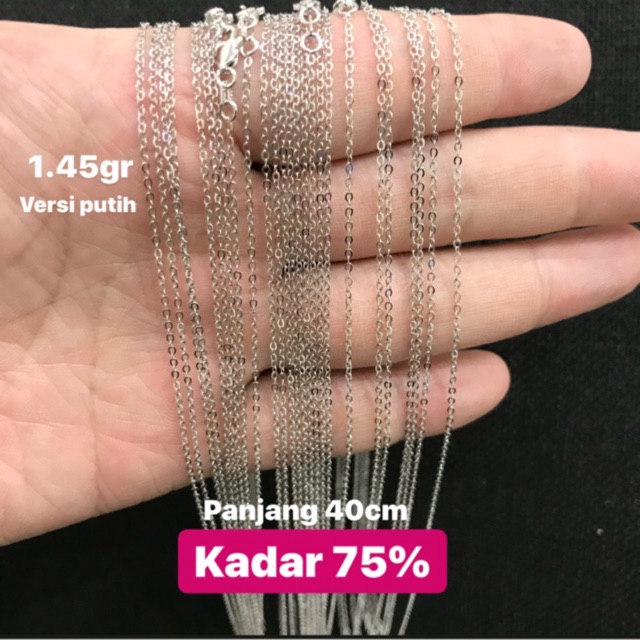 Kalung Emas Asli - Kalung Emas Kadar 750 - Toko Emas - Toko Mas asli - Perhiasan Kalung Emas