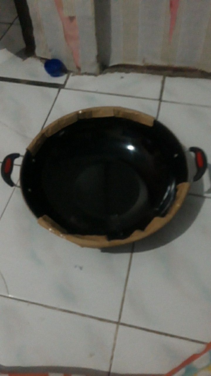 Wajan Enamel Kuping 34 Cm & 36 Cm Anti Lengket