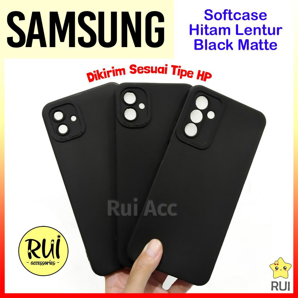 Softcase Hitam Polos Samsung A04 A04s A04e A05 A05s A13 A14 A23 A24 A33 A34 A52 A54 A72 S11 S11E S11
