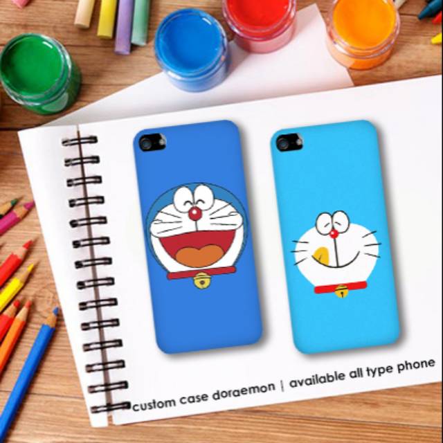 CUSTOM CASE HP DORAEMON / CASING HP DORAEMON /IPHON/SAMSUNG/VIVO/OPPO/ASUS