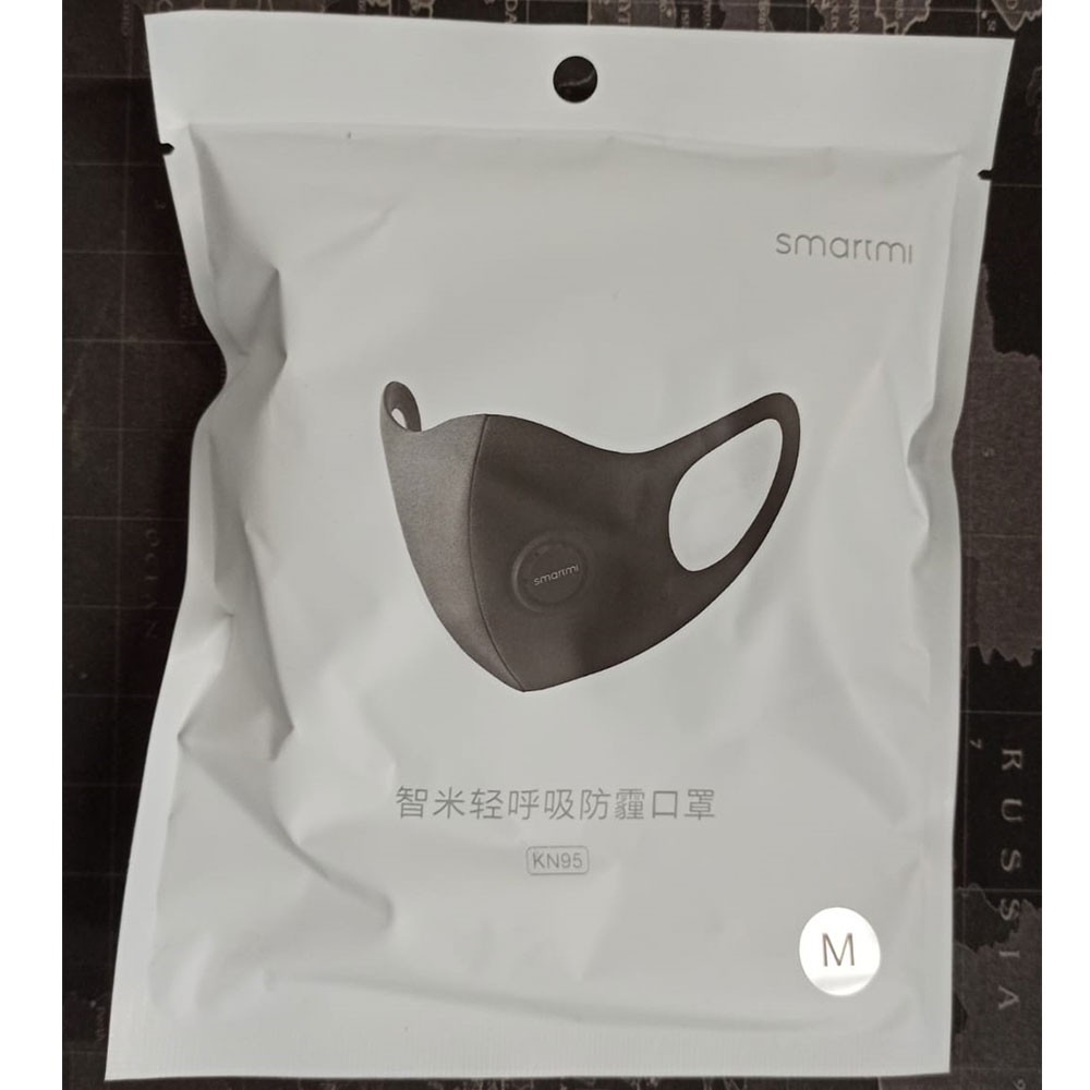 SmartMi Masker Anti Polusi PM2.5 1 PCS Size M - KN95 - Black