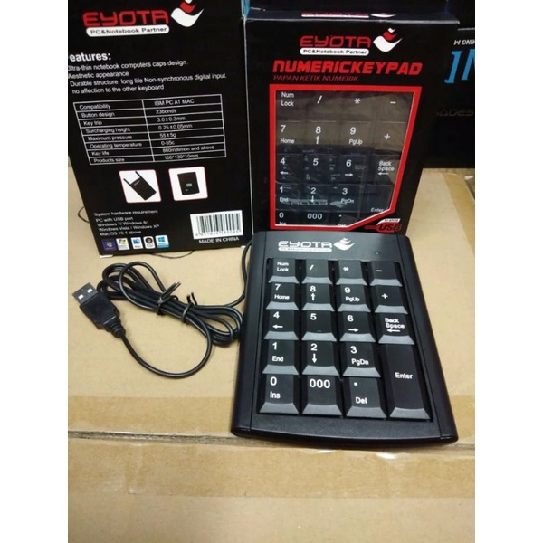 KEYBOARD USB NUMBERIC EYOTA MURAH BERKUALITAS