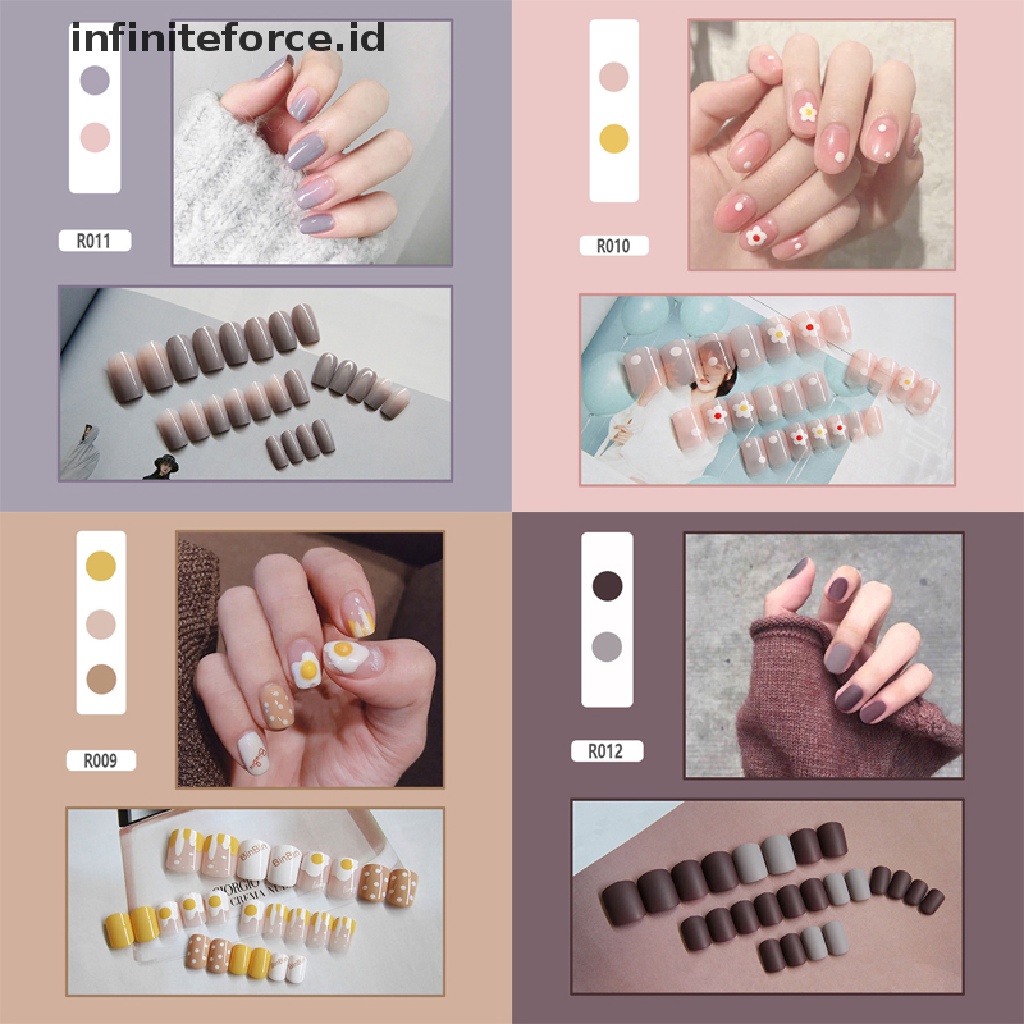 Infiniteforce.id Stiker Kuku Motif Snowflake / Santa Claus Untuk Nail Art