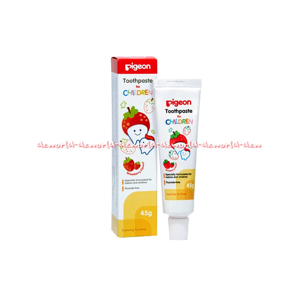 Pigeon Toothpaste For Children Odol Anak Pasta Gigi Anak Orange Flavour 45g