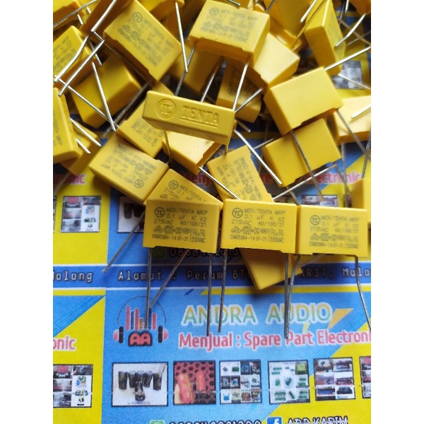 Capasitor MKM MKT MKP 0,1uf 275V 104 275v 100nf 275v AC55