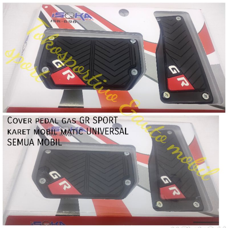 Pedal Gas GR SPORT isoka cover pedal gas karet gr sport matic Mobil universal