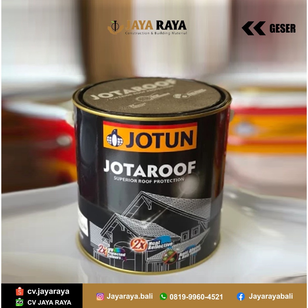 CAT GENTENG JOTUN / JOTAROOF SUPERIOR ROOF PROTECTION 2,5 LITER / JOTAROOF 6020-B70G (C)