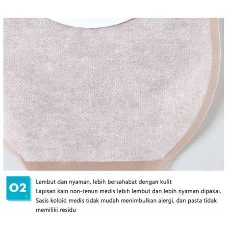 Colostomy Bag Dewasa Kantong kolostomi kantong stoma Dewasa Penjepit seperti Alcare