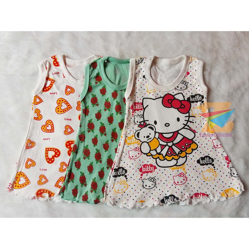 Termurah - Dress Anak Khensi Baby 0 Sampai 4 Tahun