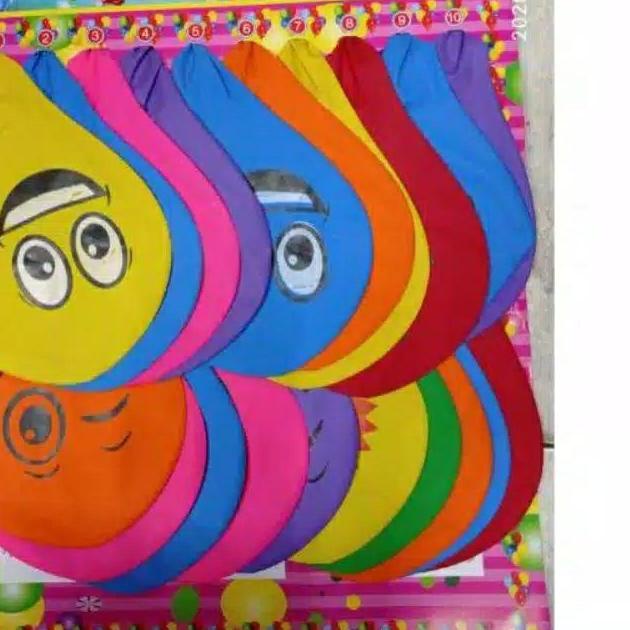 ✲ Balon latex jumbo lembaran isi 20pcs ♕