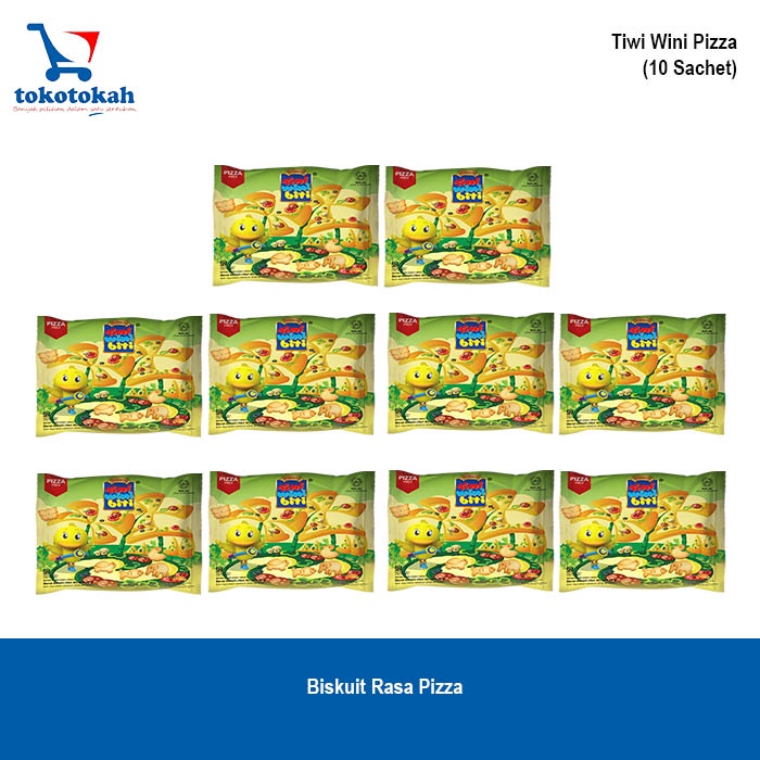 

TINI WINI BITI biskuit anak Pizza 20 g bentuk binatang 10 sachet