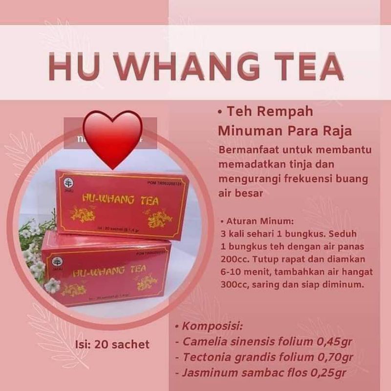 

teh herbal Hu whang tea Nasa